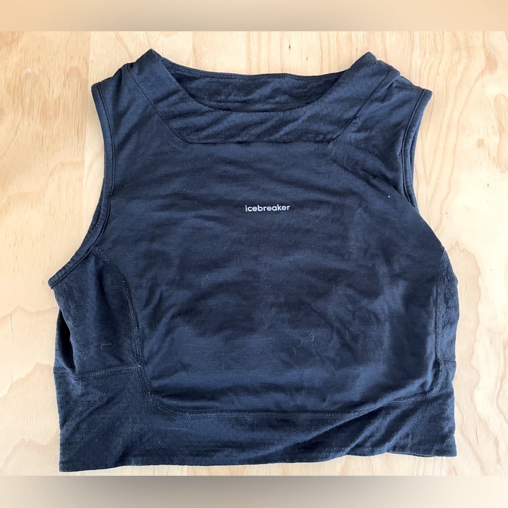 Icebreaker Black Sleeveless Top